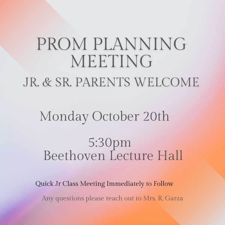 prom meeting