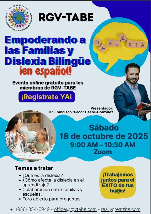 Empoderando a las familias y Dislexia Bilingue