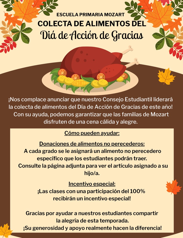 recaudación de comida en lata