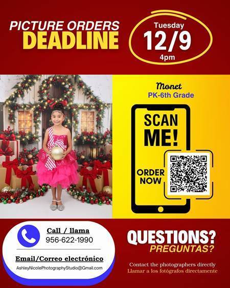 Christmas Pictures Order Deadline
