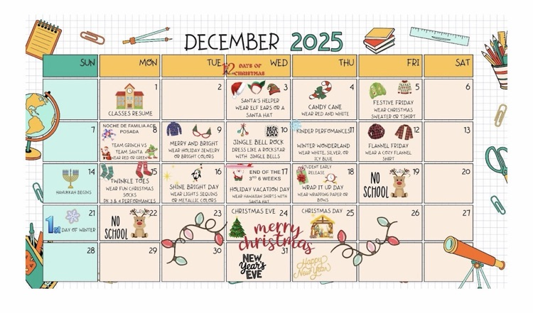 December calendar 