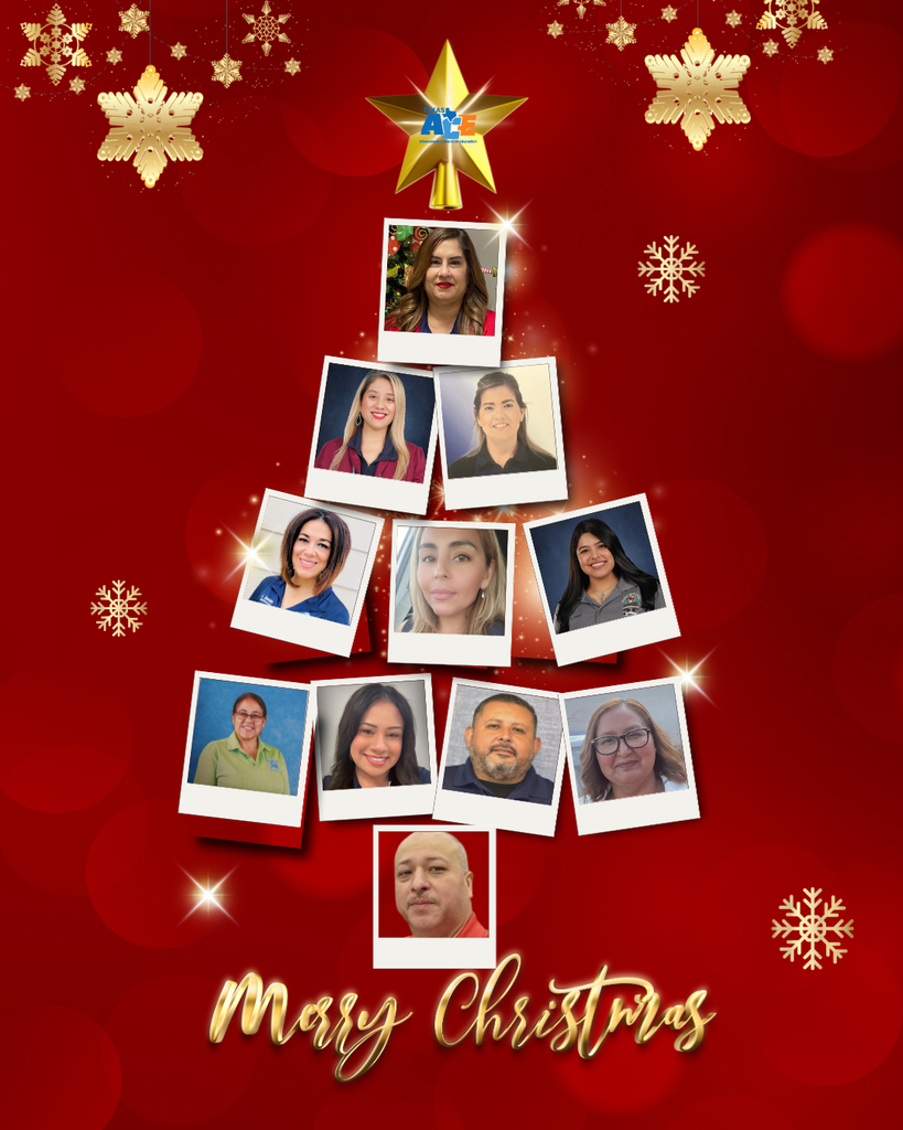 ACE christmas tree of photos