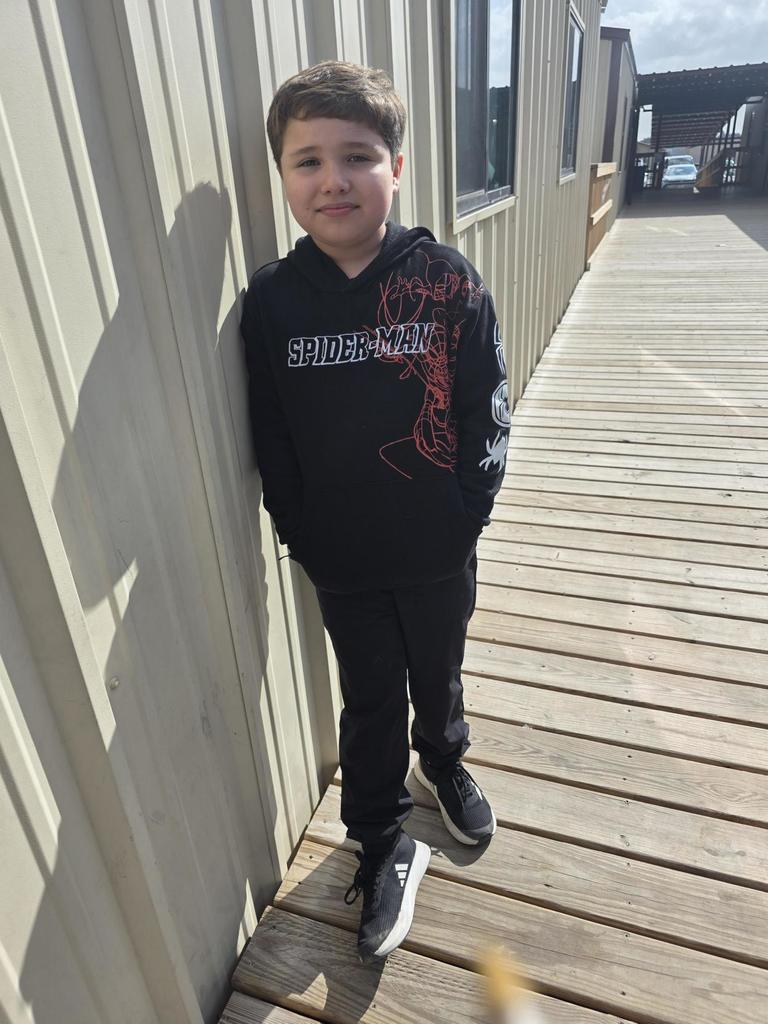 Students in superhero outfits