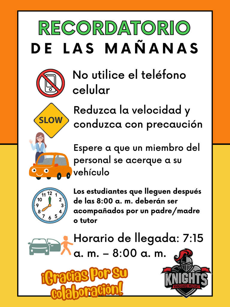 Recordatorio: Mañana