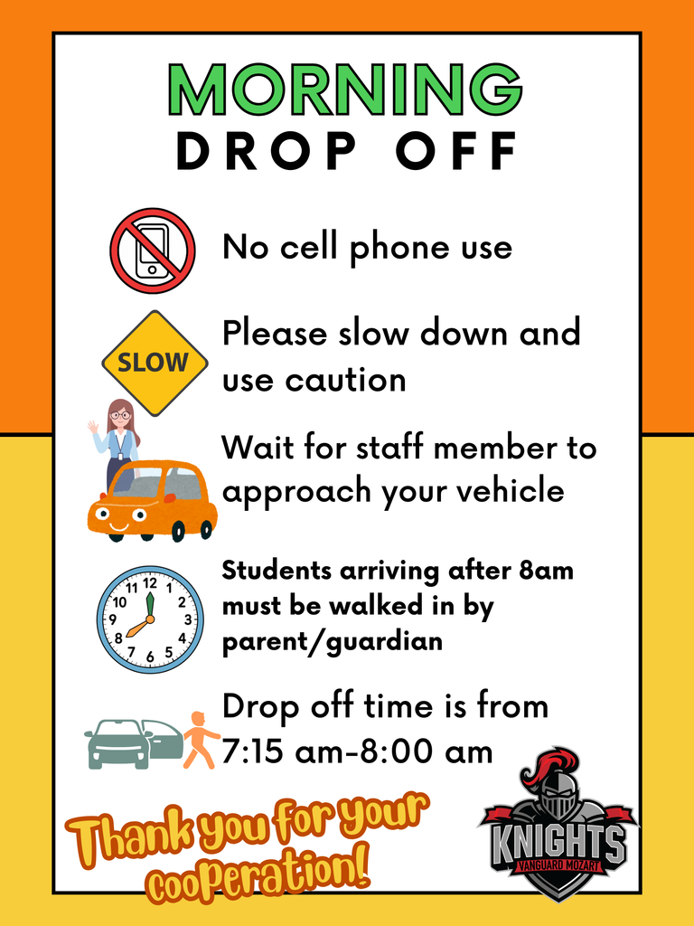 Morning Drop off Reminders