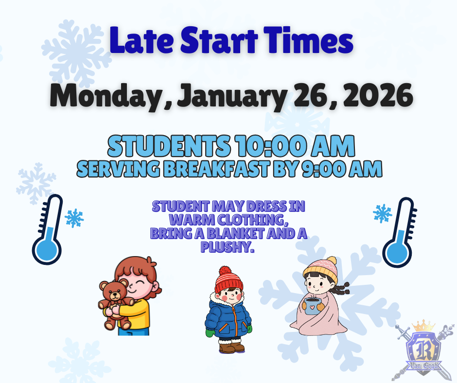 Late Start for Monday