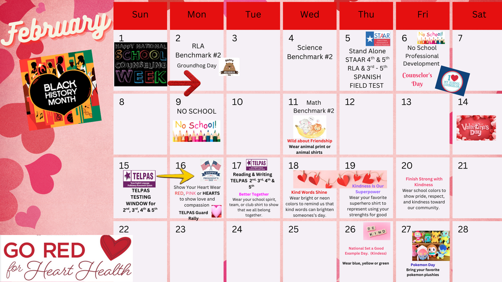 feb calendar 