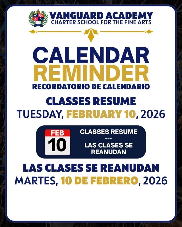 Classes Resume Tomorrow