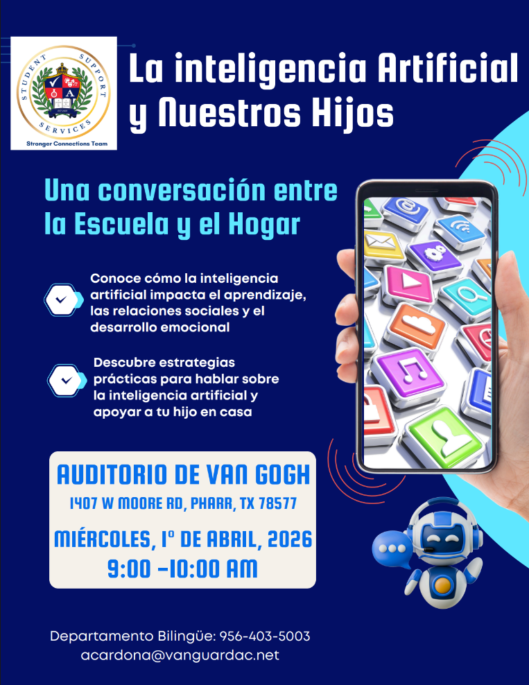 Flyer describing a parent workshop for AI use with children and how it can affect development