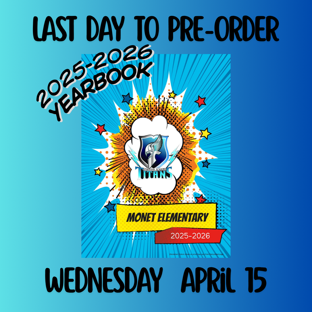Yearbook Pre-order deadline is April 15