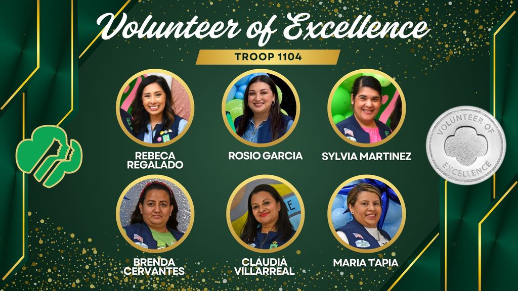 Volunteer of Excellence Troop 1104