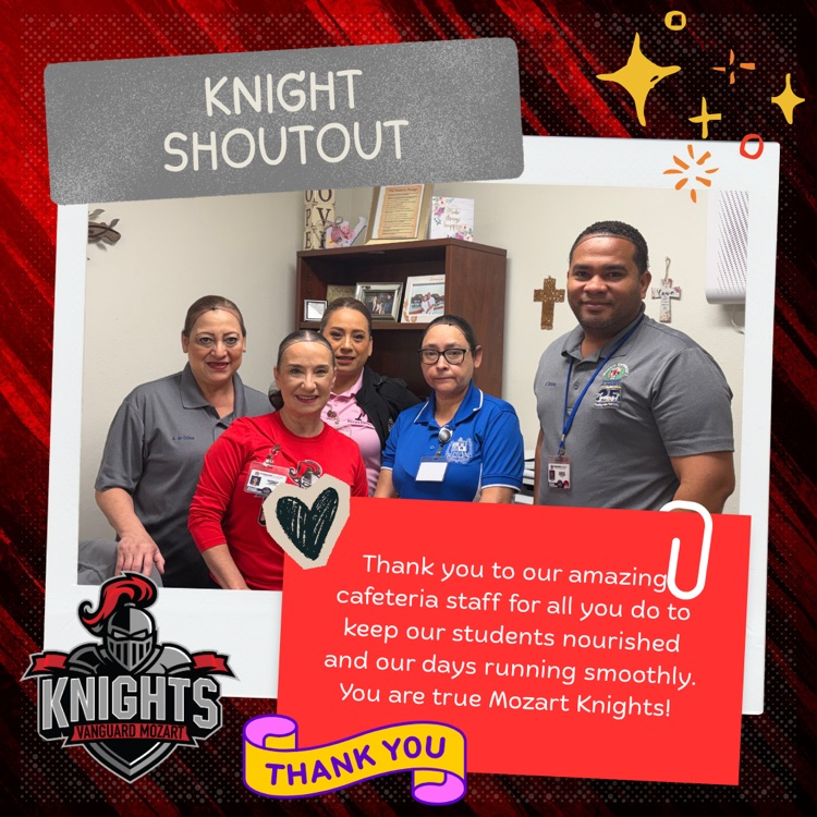 shout out cafeteria staff