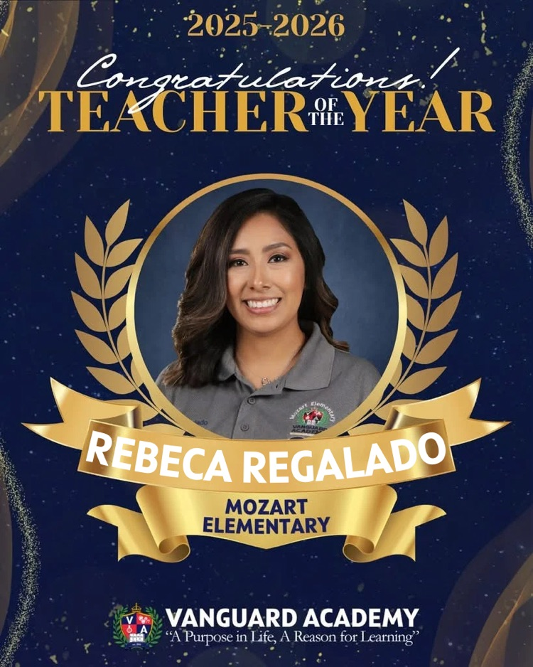 Regalado Teacher of the Year 