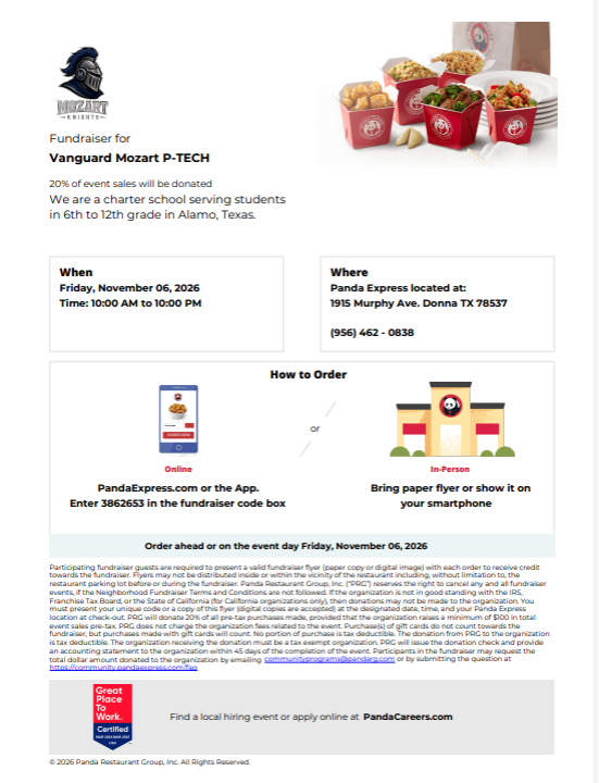 Panda Fundraiser