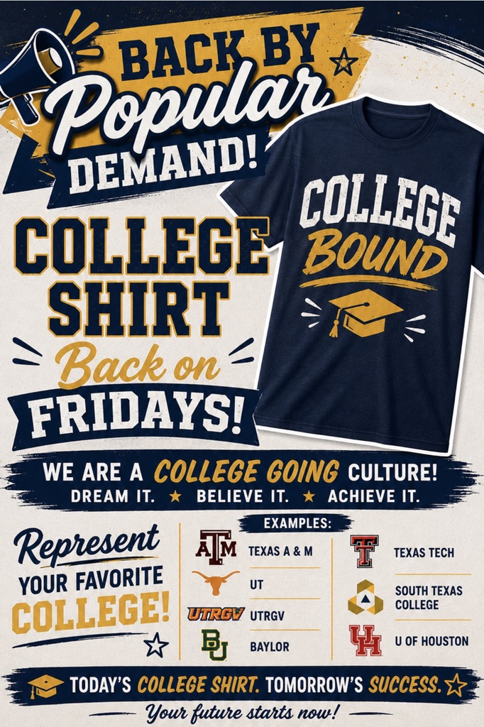 college shirt Fridays 
