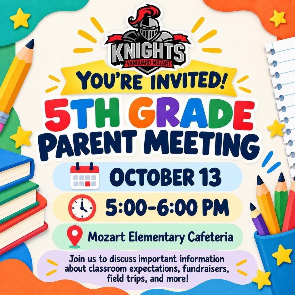 5th Grade Parent Meeting