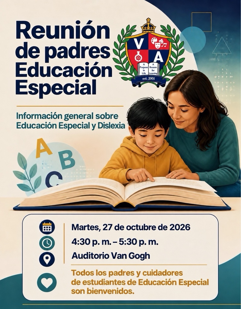A woman and child are seated. The woman holds an open book with alphabet letters.