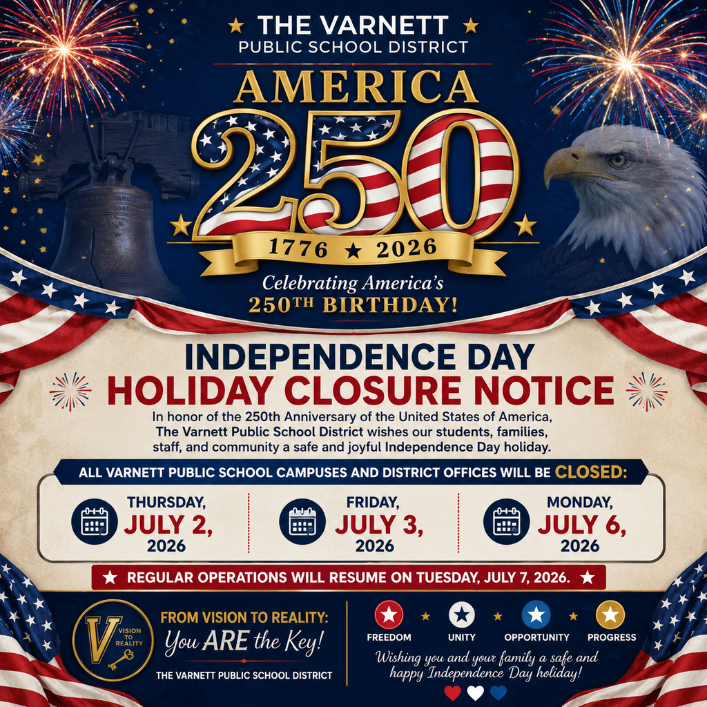 July 2nd, 3rd, and 6th  Holiday Closure Notice in English