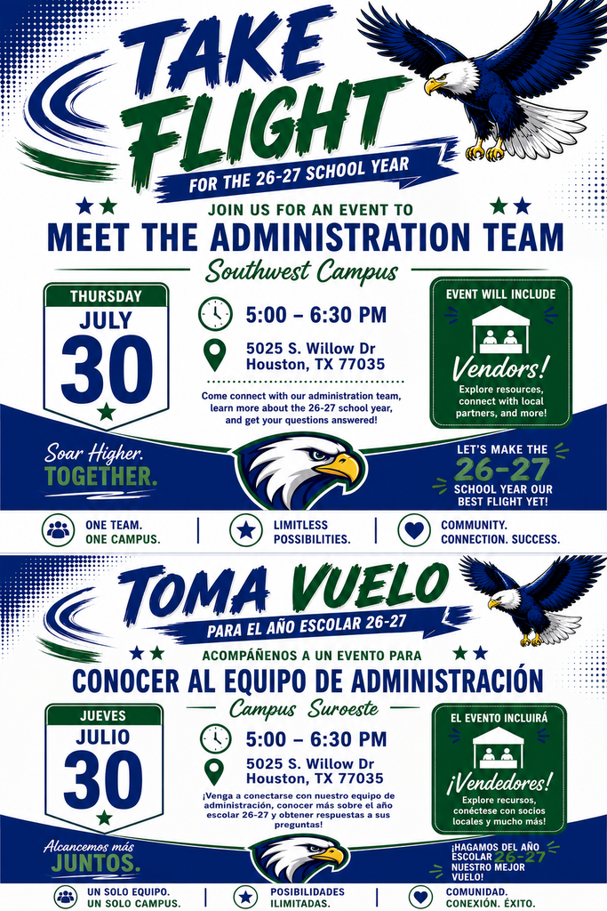 Meet the Admin Team Flyer