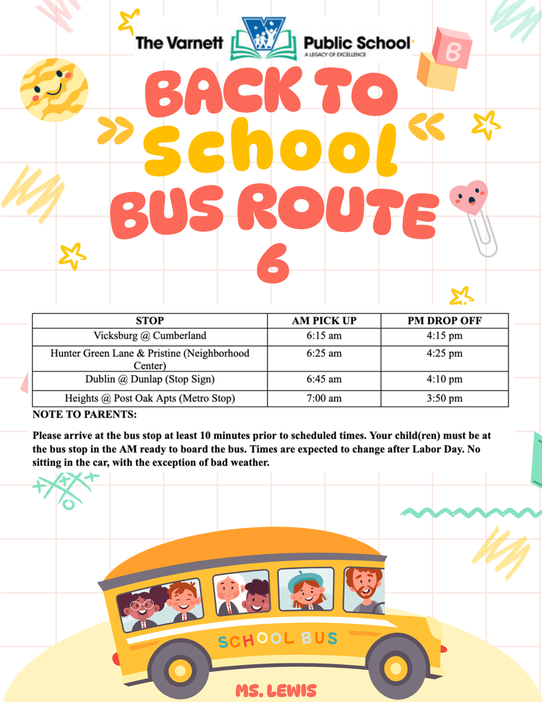 District Bus Routes Info
