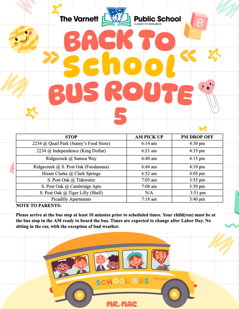 District Bus Routes Info