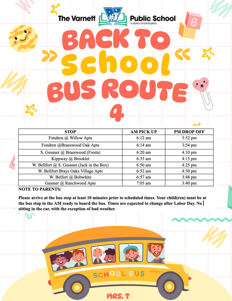 District Bus Routes Info