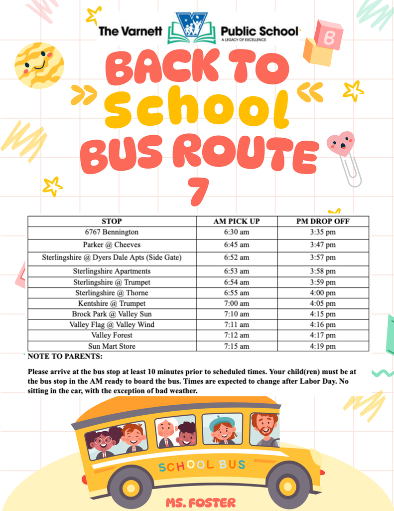 District Bus Routes Info