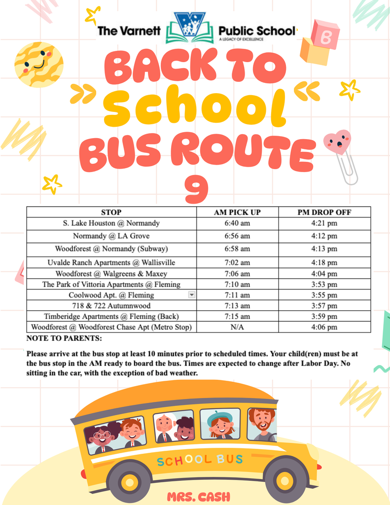 District Bus Routes Info