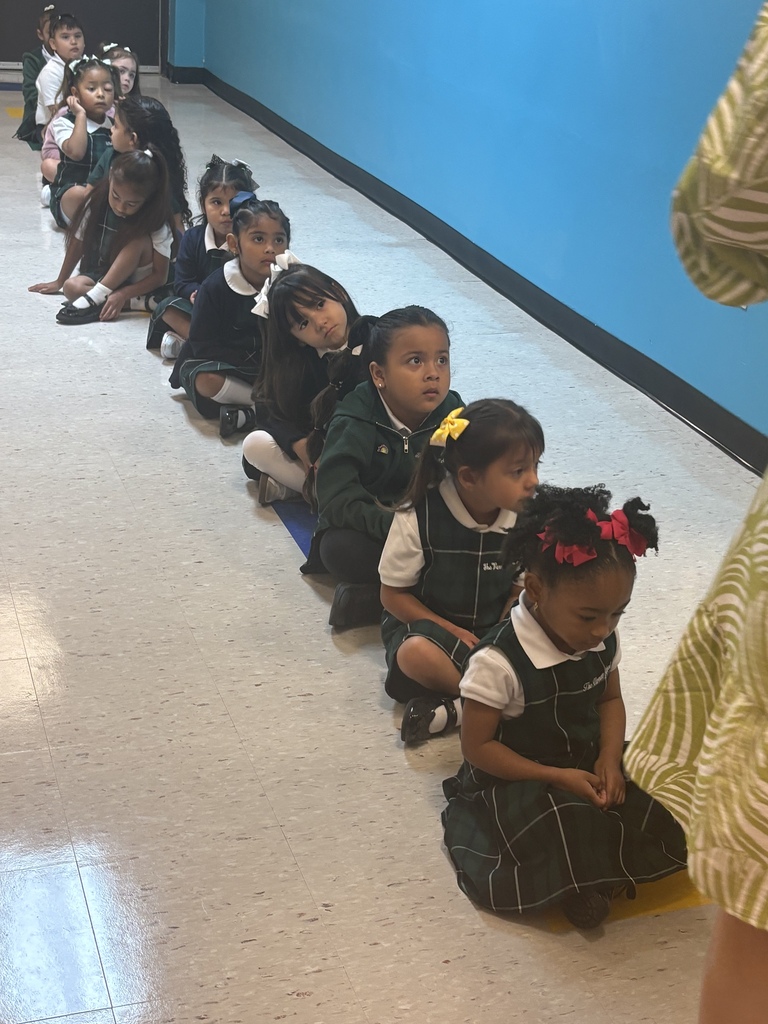 Lining up to learn!
