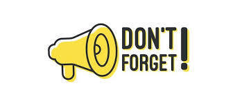 don't forget