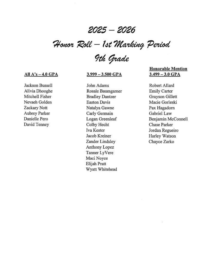 honor roll