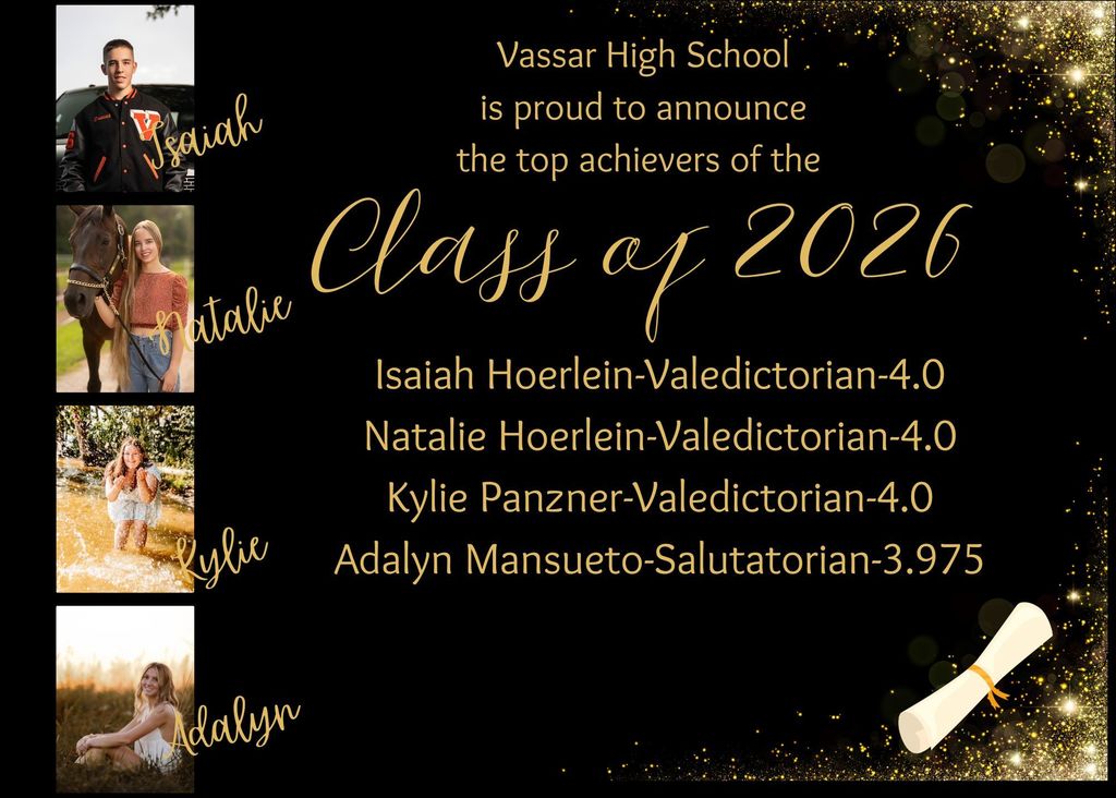 Class of 2026-Valedictorian/Salutatorian