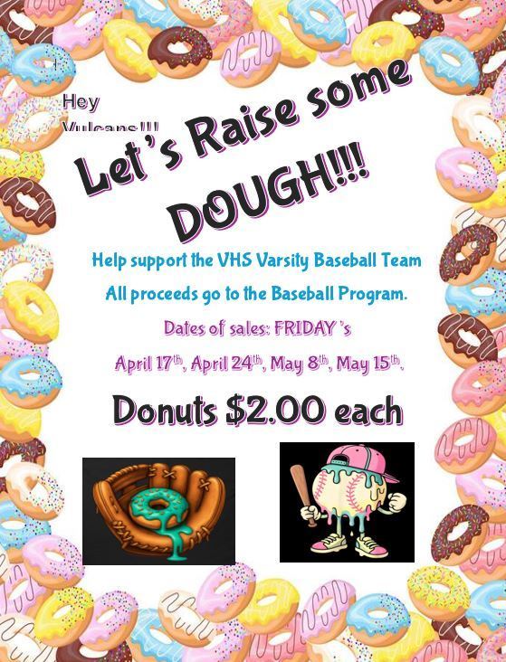 Baseball fundrasier-donuts!