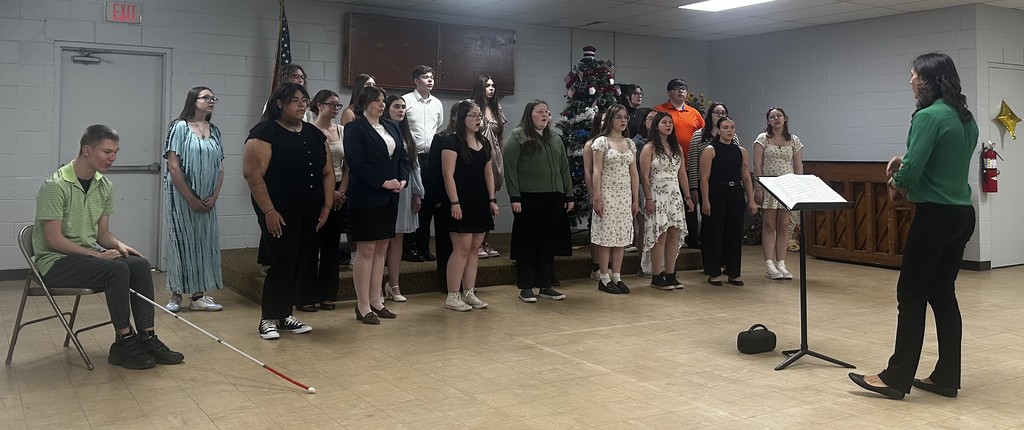 HS Choir at Senior Center, Ivan Middleton Hall