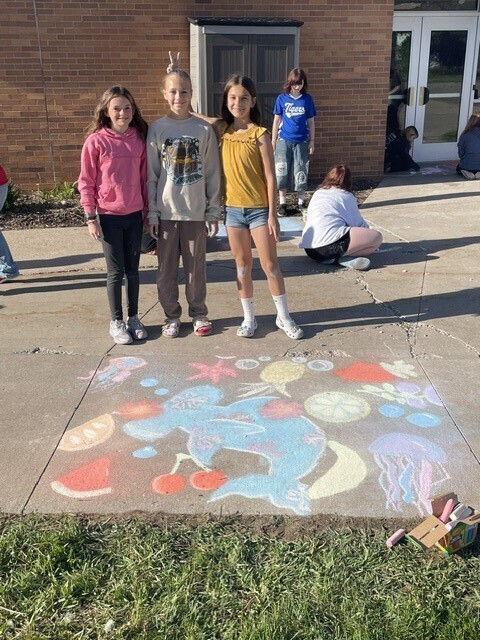 MS Art- Sidewalk chalk