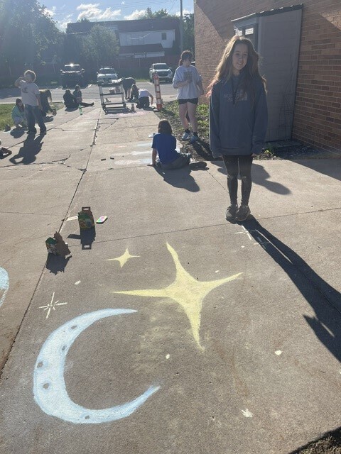 MS Art- Sidewalk chalk
