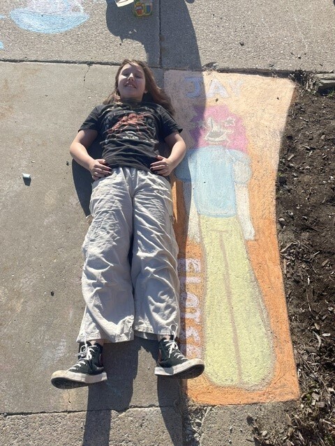 MS Art- Sidewalk chalk
