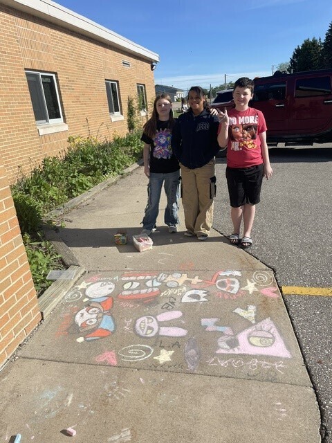 MS Art- Sidewalk chalk