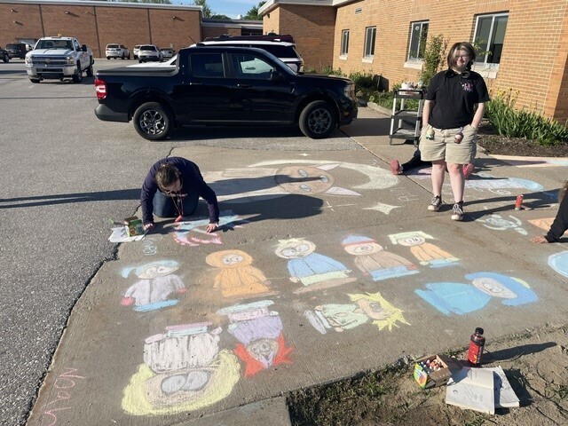 MS Art- Sidewalk chalk