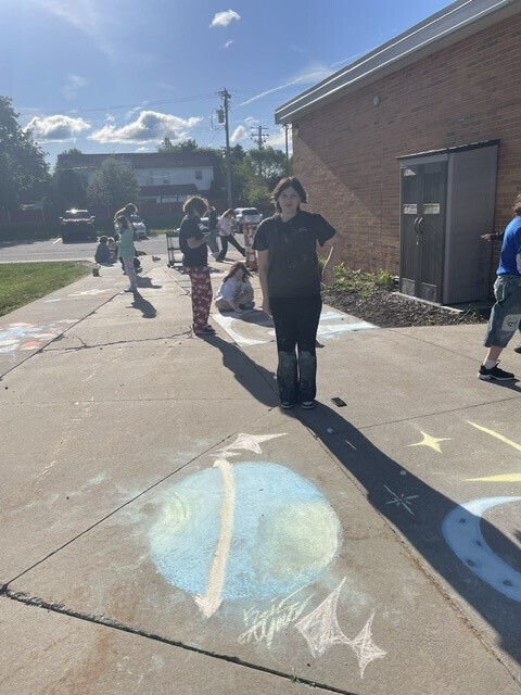 MS Art- Sidewalk chalk