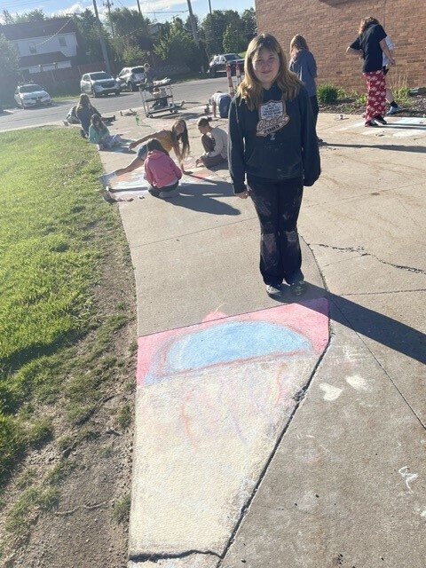 MS Art- Sidewalk chalk