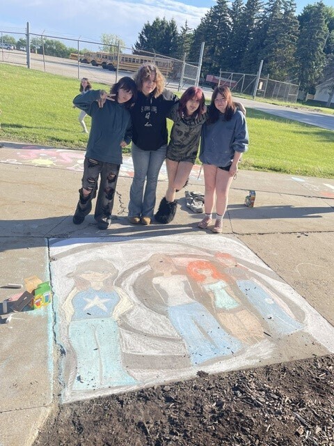 MS Art- Sidewalk chalk