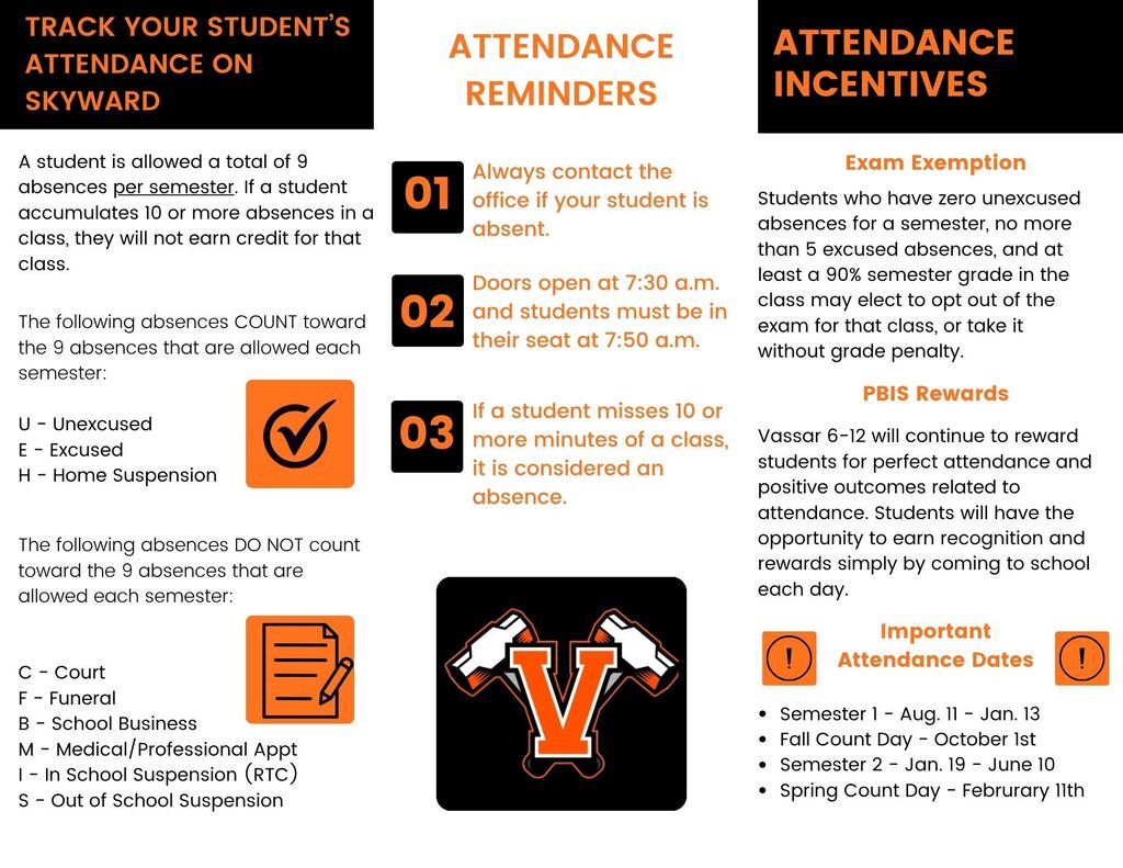 Attendance guide brochure-back