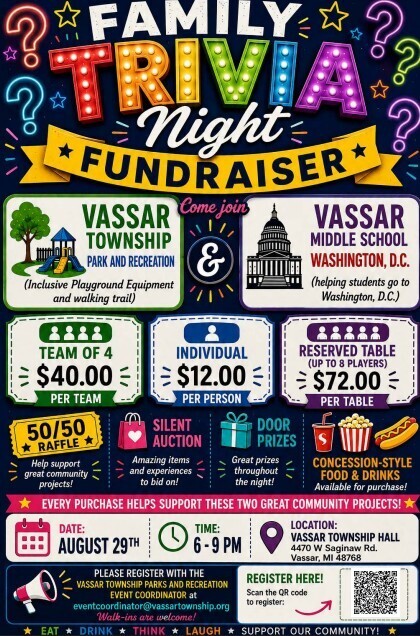 Vassar Township Family Trivia Night