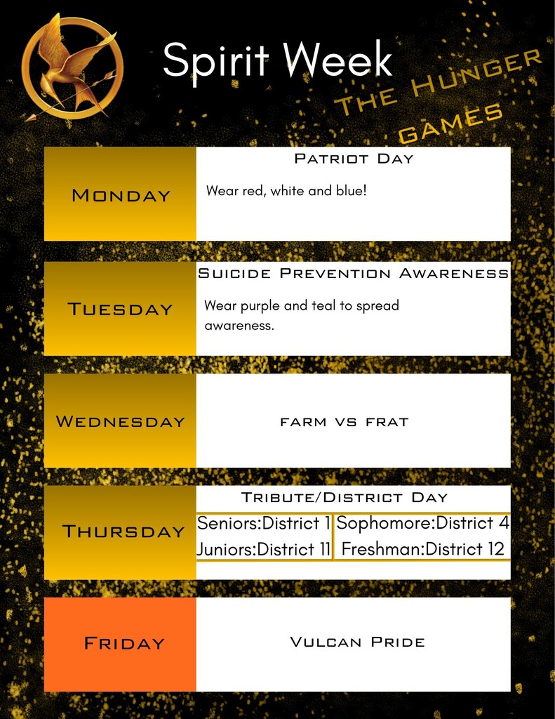 Homecoming Spirit Week