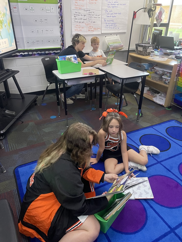Mrs. Ladd's reading buddies