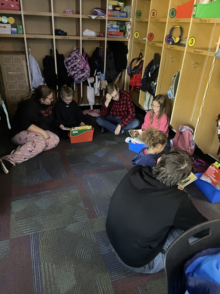 Mrs. Ladd's reading buddies