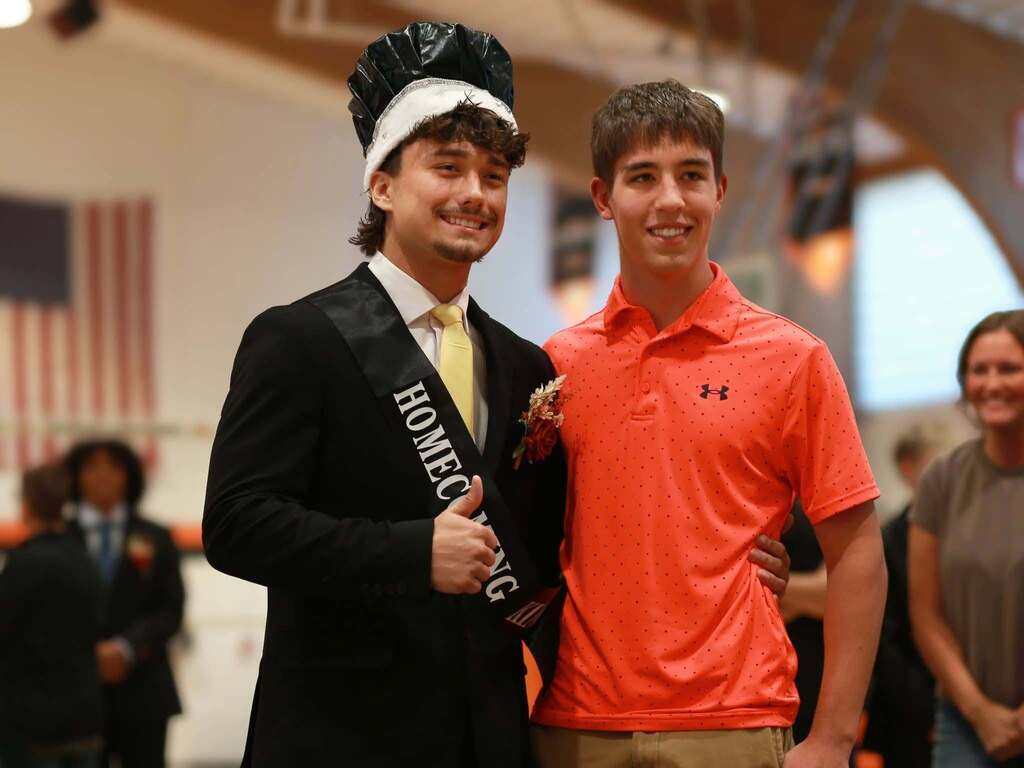 Homecoming king and queen