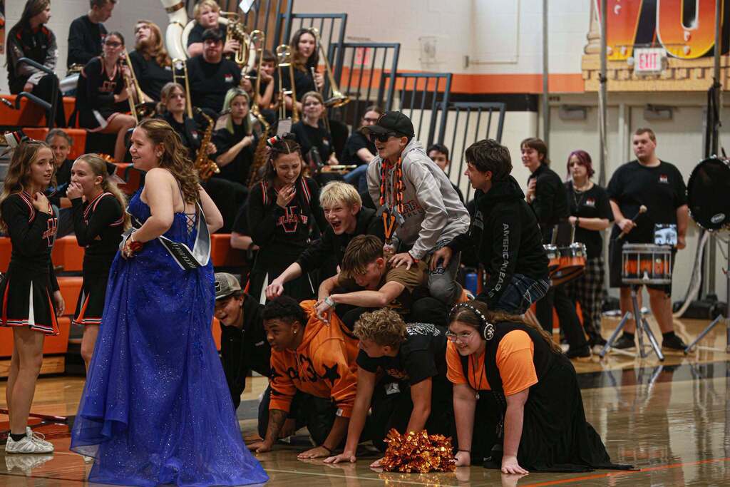 Homecoming pep assembly