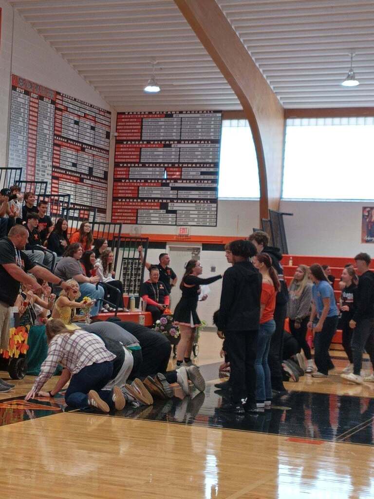 Homecoming pep assembly